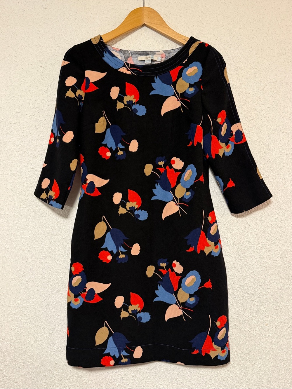Boden Alda Shift Dress size 4 posey mod floral